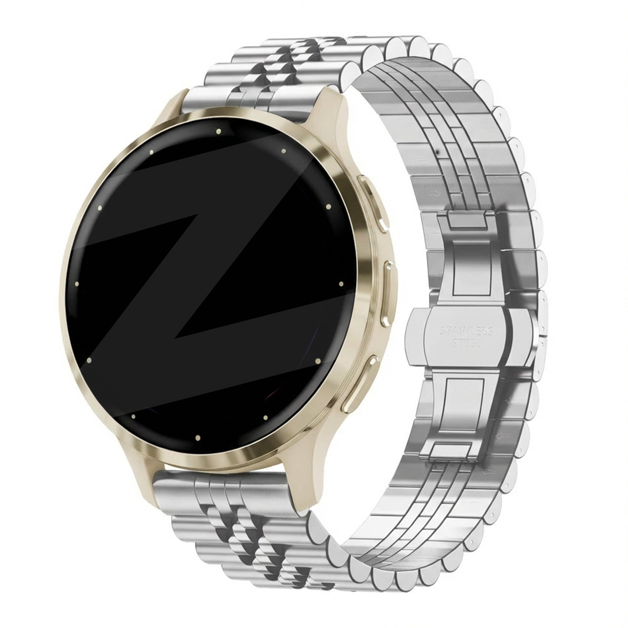 Bandz Garmin Venu 3s Stahlarmband 'Jubilee' (Silber)