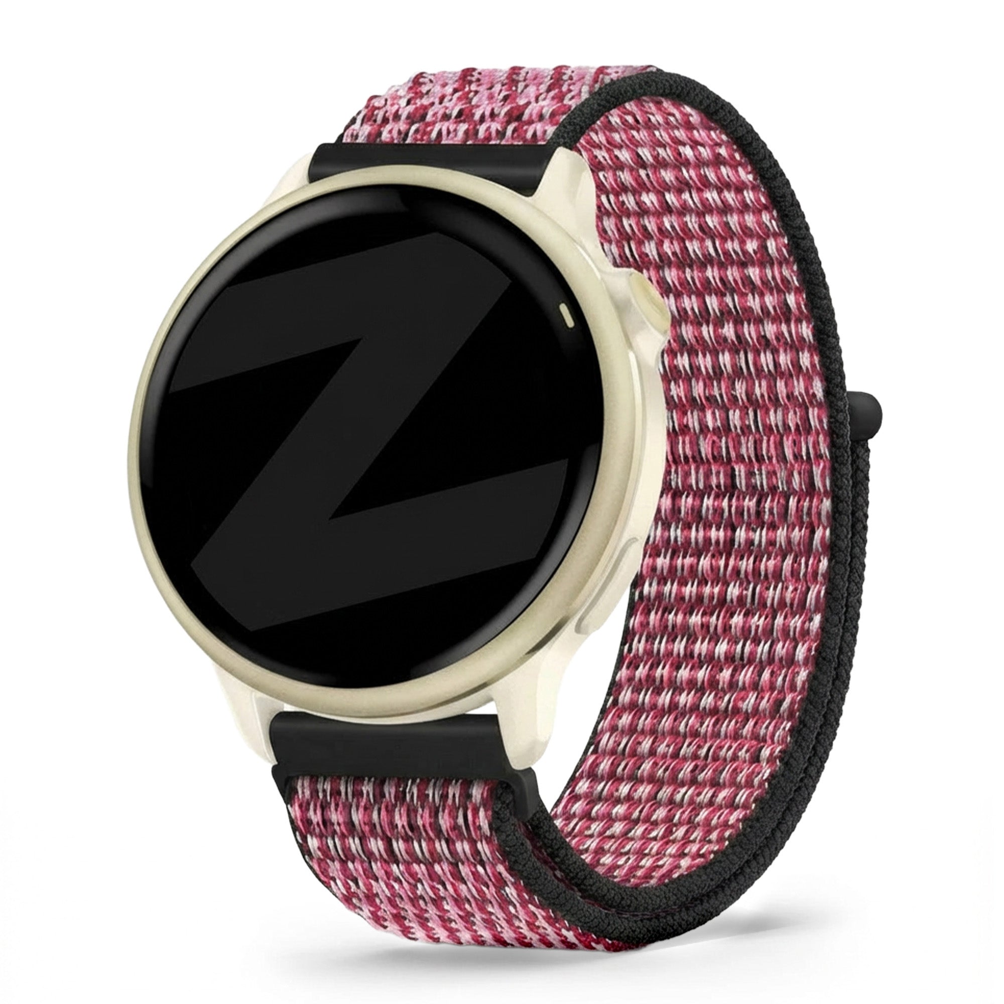 Bandz Garmin Vivoactive 6 Nylon Loop Armband (True Berry)