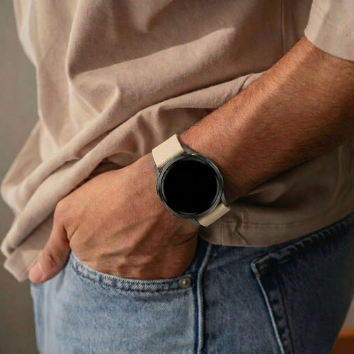 Bandz Garmin Vivomove Sport Silikonarmband 'Premium' (Beige)