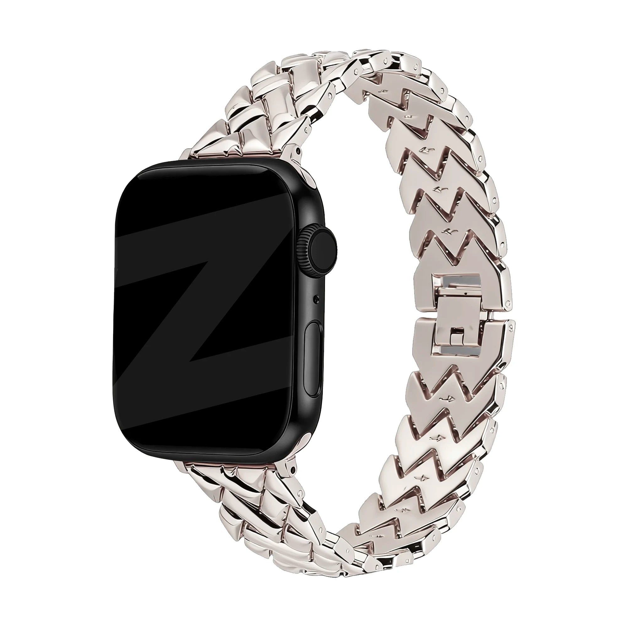 Bandz Apple Watch Metallarmband 'V-Type' (Polarstern)