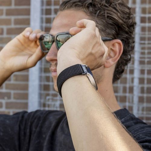 BALR Amazfit Bip 3 (Pro) Nylonarmband (Schwarz)