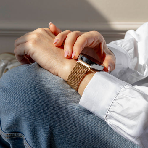 Fossil Gen 5e Milanese Strap (Rose Gold)