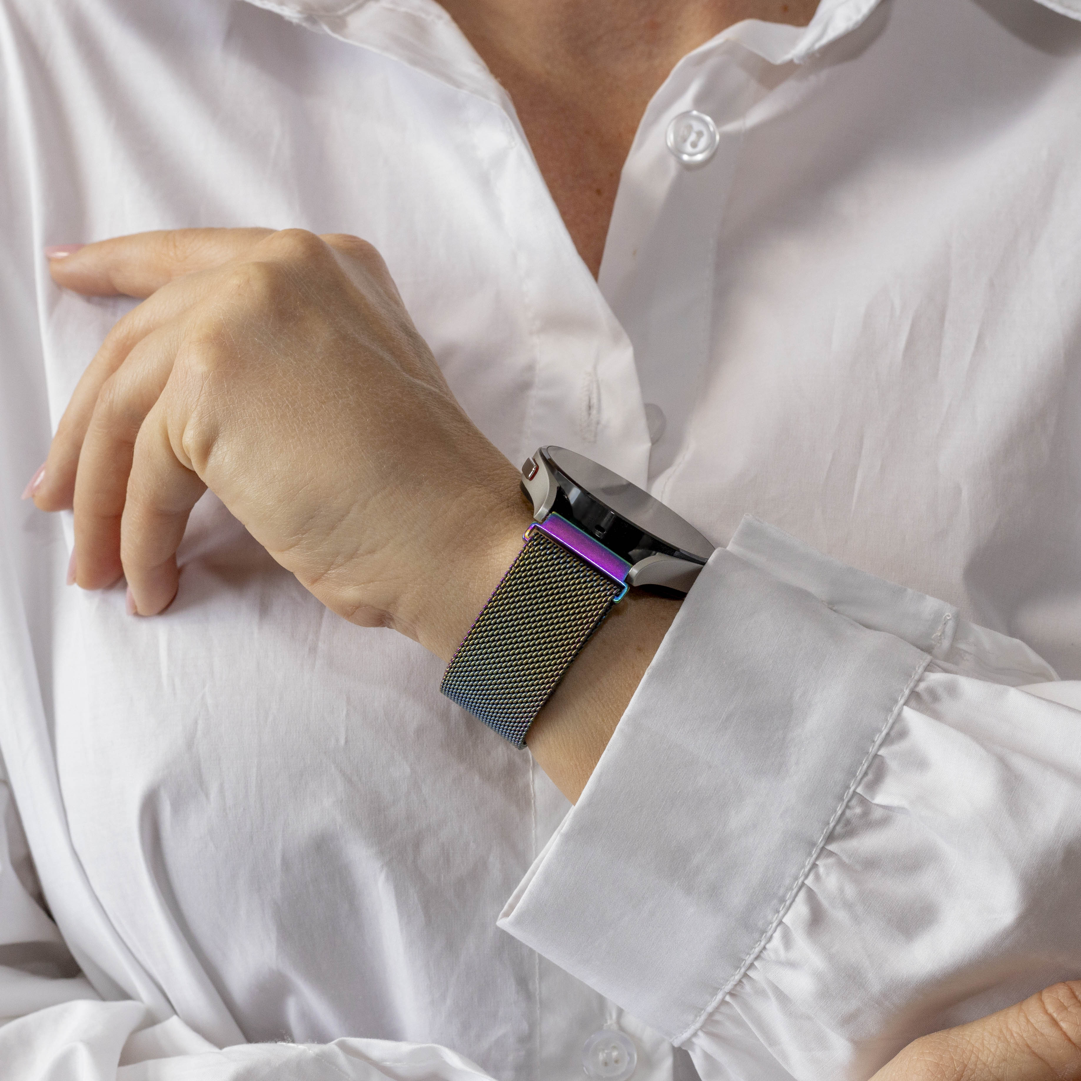 Fossil Gen 5 Milanese-Armband (Regenbogen)