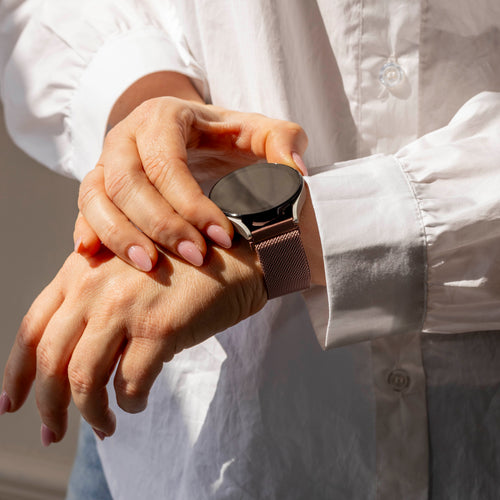 Garmin Venu Milanese Armband (Rosa)