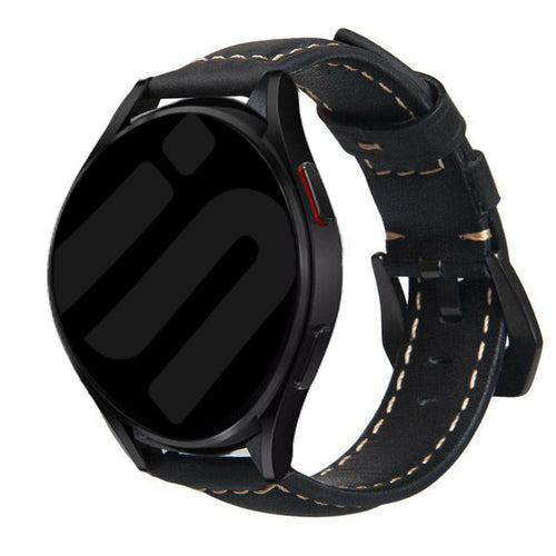 Withings ScanWatch Nova Leather Strap (Black)