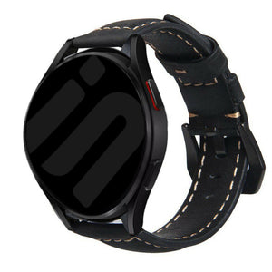 Coros Apex 2 Pro Lederarmband (Schwarz)