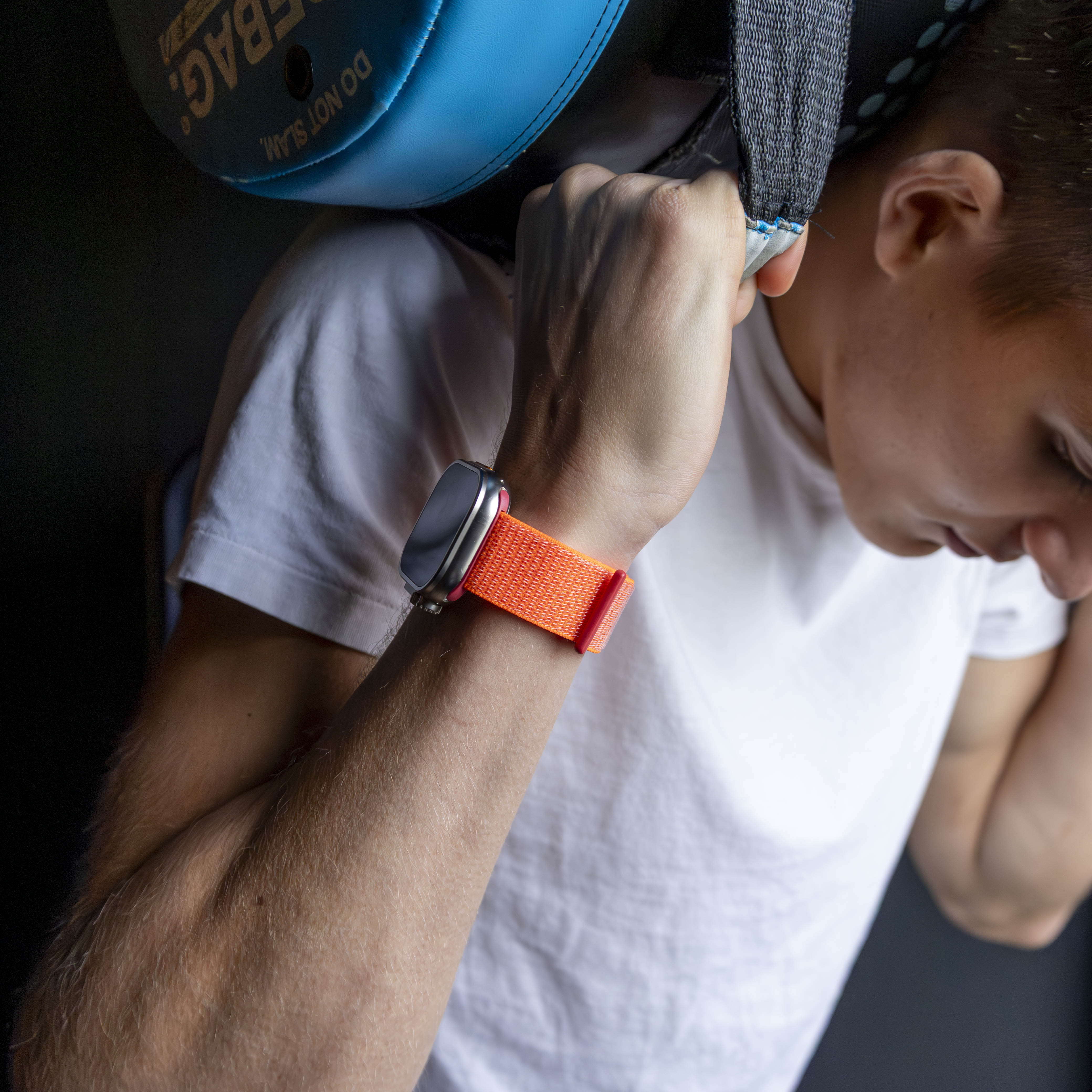 Apple Watch Ultra Nylon Strap (Orange)