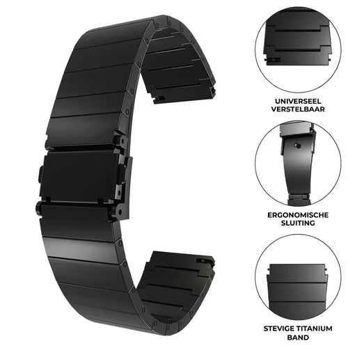 OnePlus Watch 3 luxus Titan Armband (Schwarz)