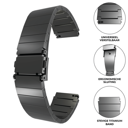 Suunto Run Luxus Titan Armband (Graphit)