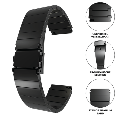 Huawei Watch Ultimate luxus Titanarmband (Schwarz)