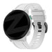 Bandz Garmin Epix Pro (Gen 2) 42mm Buckled Silicone Strap (White)