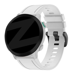 Bandz Garmin Approach S70 - 42mm Silikonarmband mit Schnalle (Weiß)