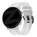 Bandz Garmin Approach S70 - 42mm Silikonarmband mit Schnalle (Weiß)