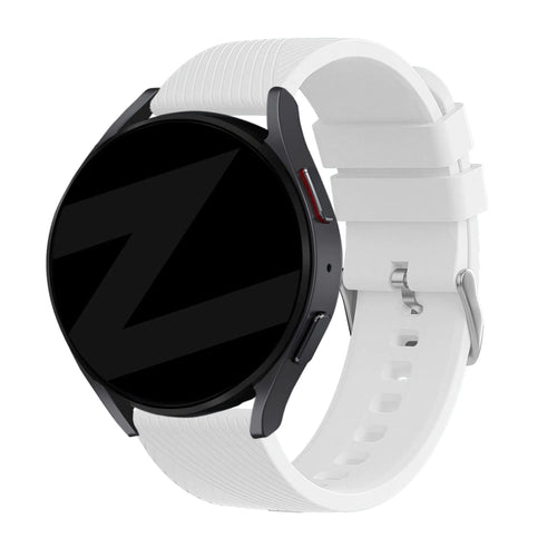 Bandz Suunto 9 Peak Pro Silikonarmband 'Deluxe' (Weiß)