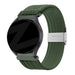 Bandz Samsung Gear Sport geflochtenes Nylonarmband (Olivgrün)