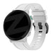 Bandz Garmin Fenix 5s / 6s Silikonarmband mit Schnallenverschluss (Weiß)