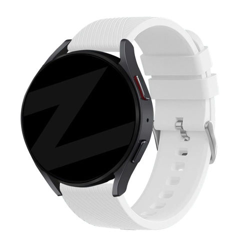 Bandz OnePlus Watch Lite Silikonarmband 'Deluxe' (Weiß)