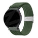 Bandz Oozoo Smartwatch 20mm Woven Nylon Strap (Olive Green)