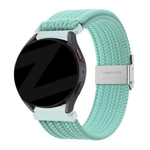 Bandz Garmin Vivomove Style Gewebtes Nylonarmband (Türkis)