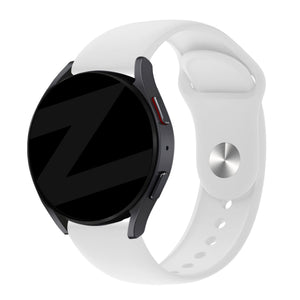 Bandz Amazfit Active 3 Premium Sport Strap 'Deluxe' (White)