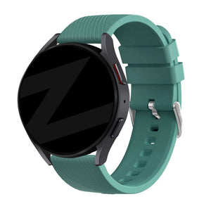 Bandz Amazfit Balance 2 Silikonarmband 'Deluxe' (Tannengrün)