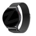 Bandz Oozoo Smartwatch 20mm Milanese Loop Strap (Black)