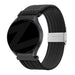 Bandz Garmin Vivomove Style Gewebtes Nylonarmband (Schwarz)