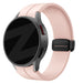 Bandz Samsung Galaxy Watch FE Silicone Strap with D-Buckle (Pink)