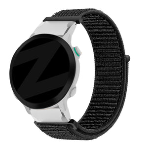 Bandz Garmin Quatix 8 Pro - 47mm Nylon Loop Strap (Black)