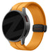 Bandz Samsung Galaxy Watch 6 Classic 47mm D-Schnalle Silikonarmband (Gelb)