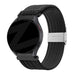 Bandz Amazfit Bip 6 Woven Nylon Strap (Black)