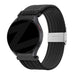 Oppo Watch X geflochtenes Nylon Band (Schwarz)