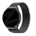 Bandz Garmin Vivoactive 4 Milanese Loop Armband (Schwarz)