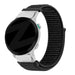 Bandz Garmin Fenix 7 Nylon Loop-Armband (Schwarz)