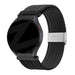 Bandz Samsung Gear Sport geflochtenes Nylonarmband (Schwarz)