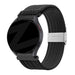 Bandz Samsung Galaxy Watch FE Woven Nylon Strap (Black)