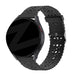 Bandz Coros Pace 2 Silikonarmband mit Muster (Schwarz)