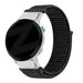 Bandz Garmin Instinct 3 - 45mm Nylon Loop Armband (Schwarz)