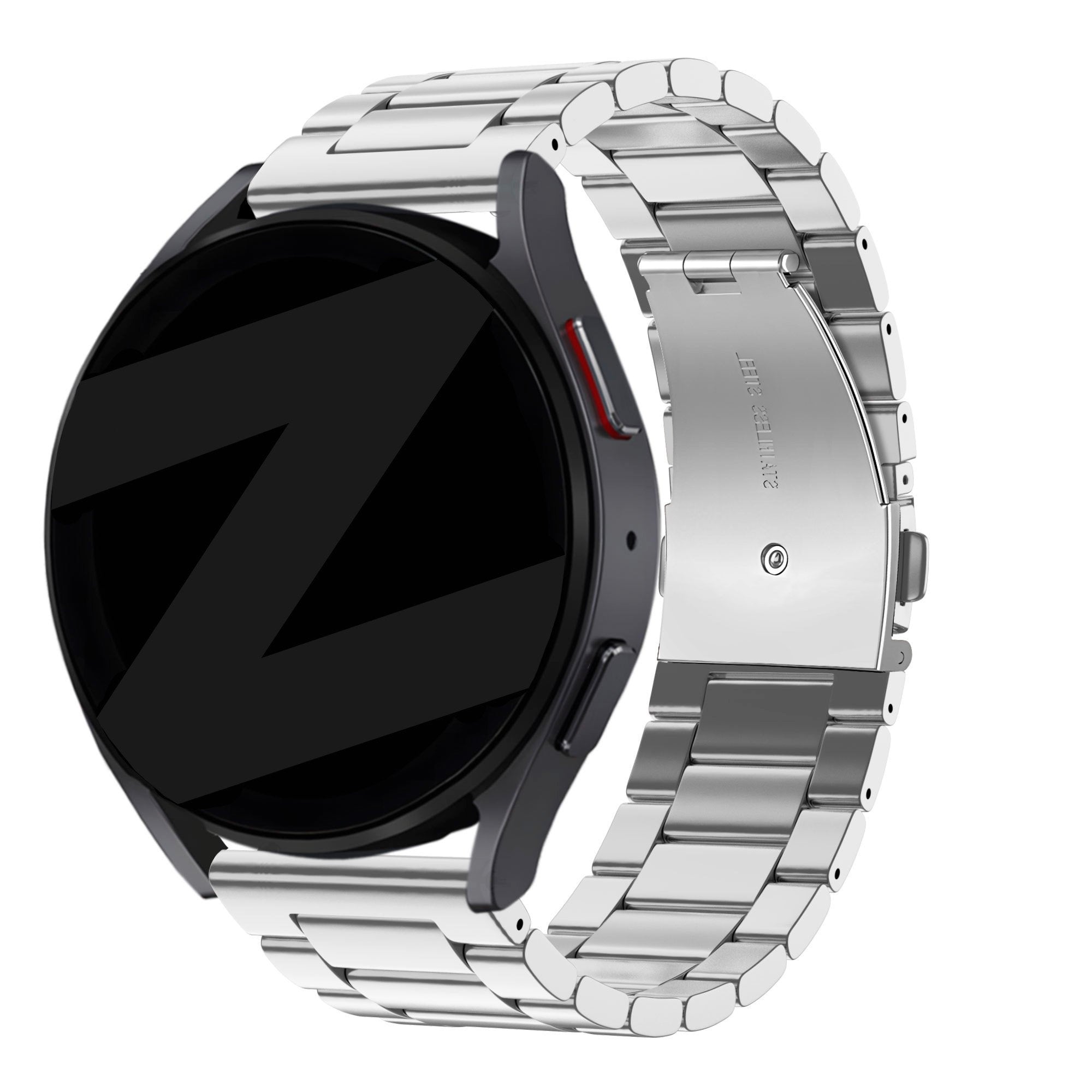 Bandz Huawei Watch 5 - 46mm Stahlarmband 'Classic' (Silber)