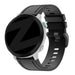 Bandz Garmin Approach S70 - 42mm Silikonarmband mit Schnalle (Schwarz)