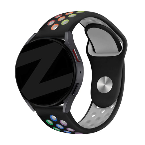 Bandz Coros Apex 42mm Sport Strap 'Deluxe' (Black/Colourful)