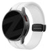 Bandz Samsung Galaxy Watch 6 Classic 43mm D-Schnalle Silikonarmband (Weiß)