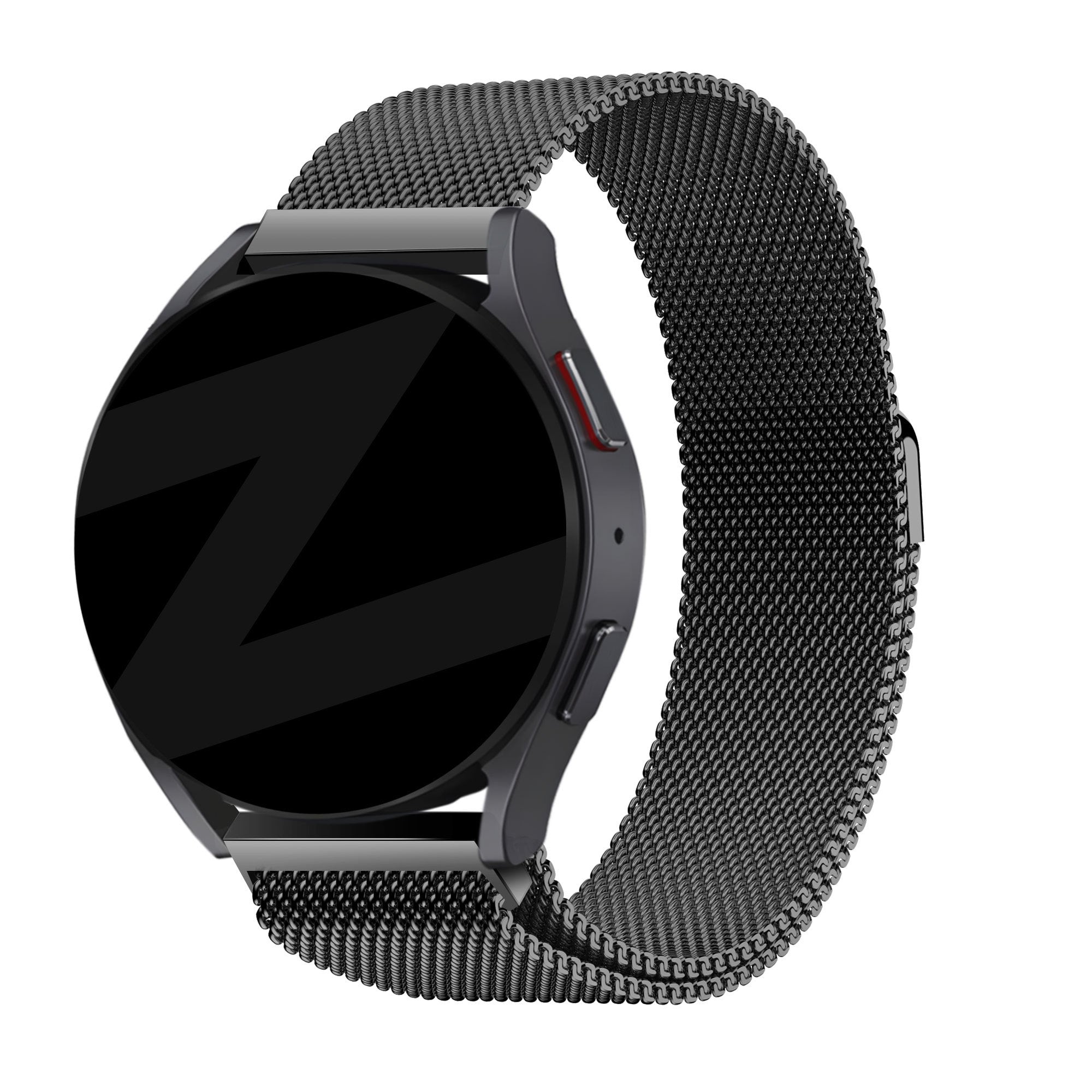 Bandz Garmin Vivoactive 3 Milanese Loop Armband (Schwarz)