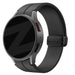 Bandz Samsung Galaxy Watch 4 Classic 46mm D-Schnalle Silikonarmband (Schwarz)