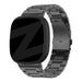 Bandz Fitbit Versa 3 klassisches Stahlarmband (Schwarz)