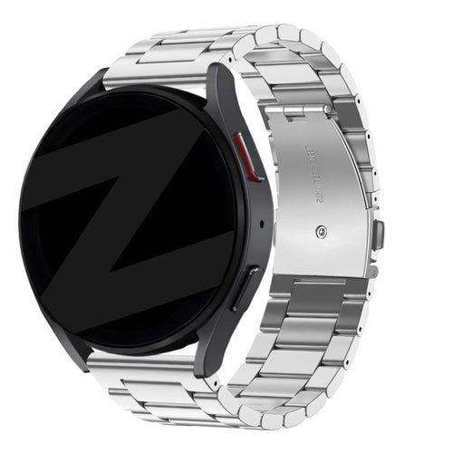 Bandz Amazfit Balance 2 Steel Strap 'Classic' (Silver)
