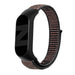 Bandz Xaomi Mi Band 5 / 6 Nylon Loop-Armband (Schwarz)