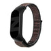 Bandz Xaomi Mi Band 5 / 6 Nylon Loop-Armband (Schwarz)