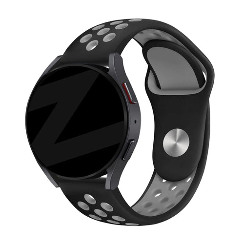 Bandz Amazfit Bip 6 Sportarmband 'Deluxe' (Schwarz/Grau)
