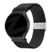 Bandz Garmin Forerunner 570 - 47mm Gewebtes Nylonarmband (Schwarz)
